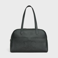 DUFFLE BAG IN GRAINED CALFSKIN - NIGHT GREEN - BUSINESS AND TRAVEL BAGS - 1 | CELINE