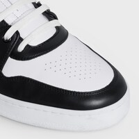 CELINE TRAINER CT-04牛皮革低幫系帶運動鞋 - 白色 / 黑色 -  - 1 | CELINE