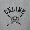 루즈 블라종 스웨트셔츠 - 코튼 플리스 - 그레이 멜란지/블랙 -  - 4 | CELINE
