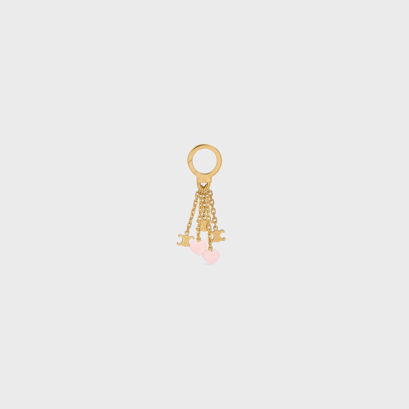 CHAIN CHARM IN ACETATE - LIGHT PINK - NEW COLLECTION - 1 | CELINE