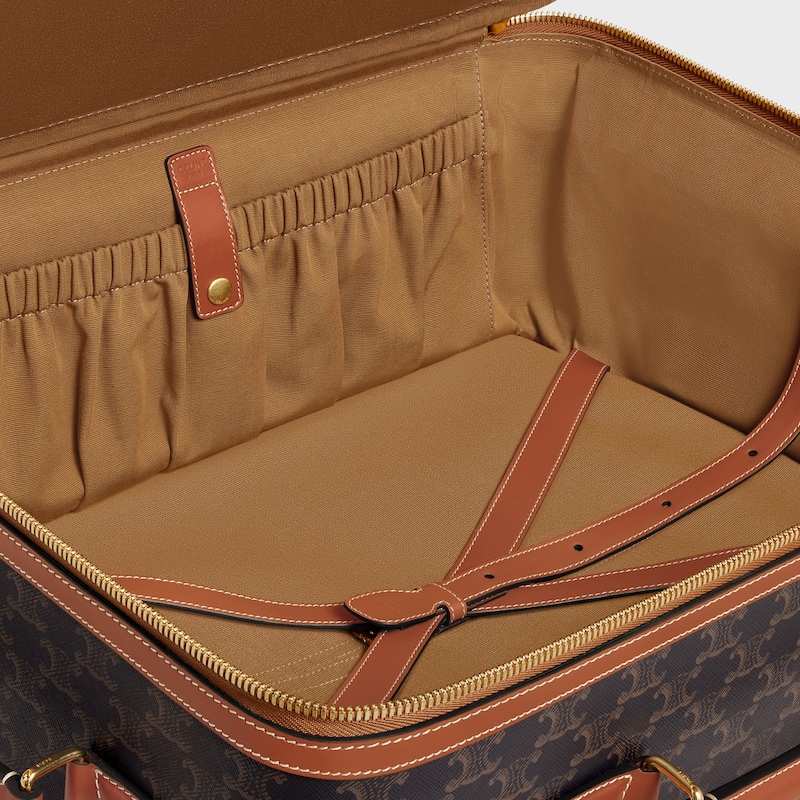 小号标志印花行李箱 - 棕黄色 - 家居系列 - 1 | CELINE