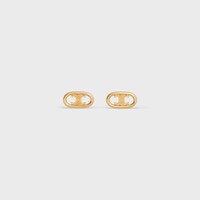 黃金Maillon Triomphe耳環 - 黃金 - CELINE GRAND SOIR - 1 | CELINE