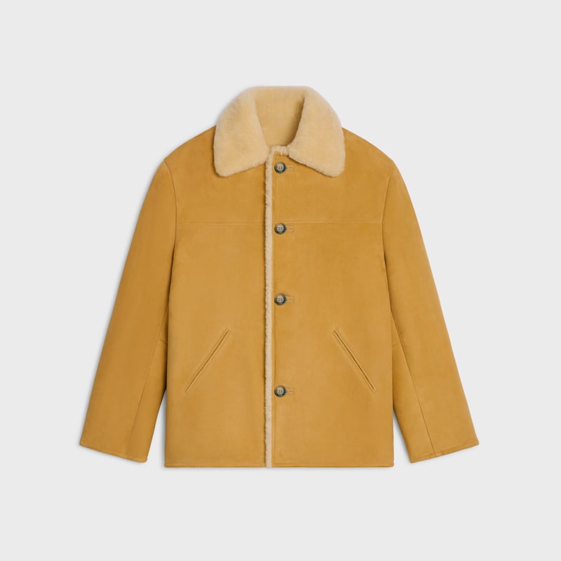 jacket IN suede - CAMEL / CREAM -  - 1 | CELINE