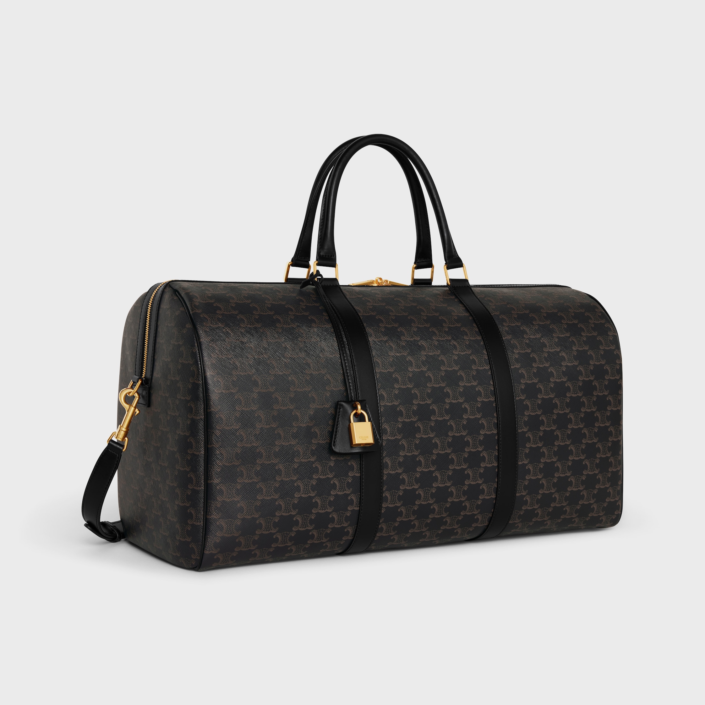 CÉLINE ブラック ダッフルバッグ 190672CHI-38NO_2_WIN22.jpg