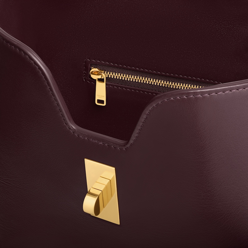 MEDIUM CAMILLE 16 SOFT BAG IN SMOOTH CALFSKIN - DEEP BURGUNDY - HOBO AND TOTE BAGS - 1 | CELINE