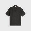 hawaiian shirt in printed viscose - NOIR/CRAIE -  - 1 | CELINE