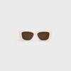 Triomphe 04 Sunglasses in Acetate - IVORY -  - 1 | CELINE