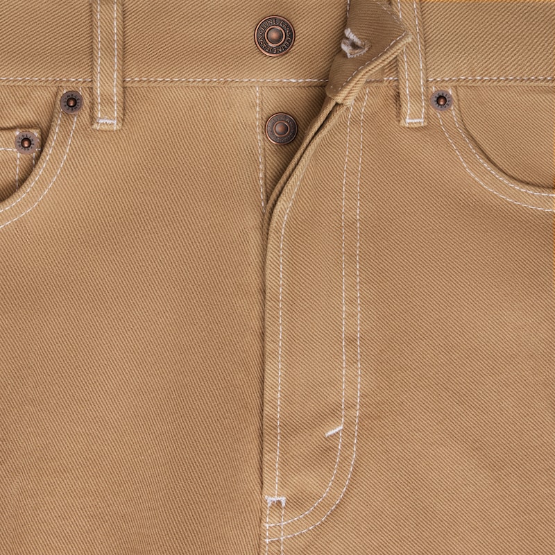 boyfriend jeans 002 IN cotton denim - LATTE LIGHT STONE WASH -  - 1 | CELINE