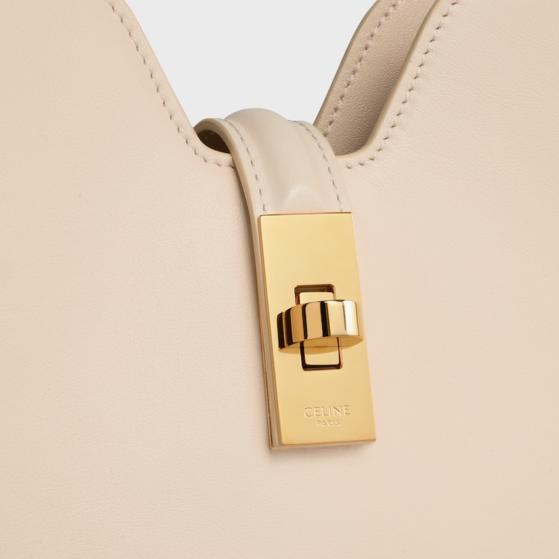 SMALL CAMILLE 16 SOFT BAG IN SMOOTH CALFSKIN - CREAM - MORE LINES - 1 | CELINE