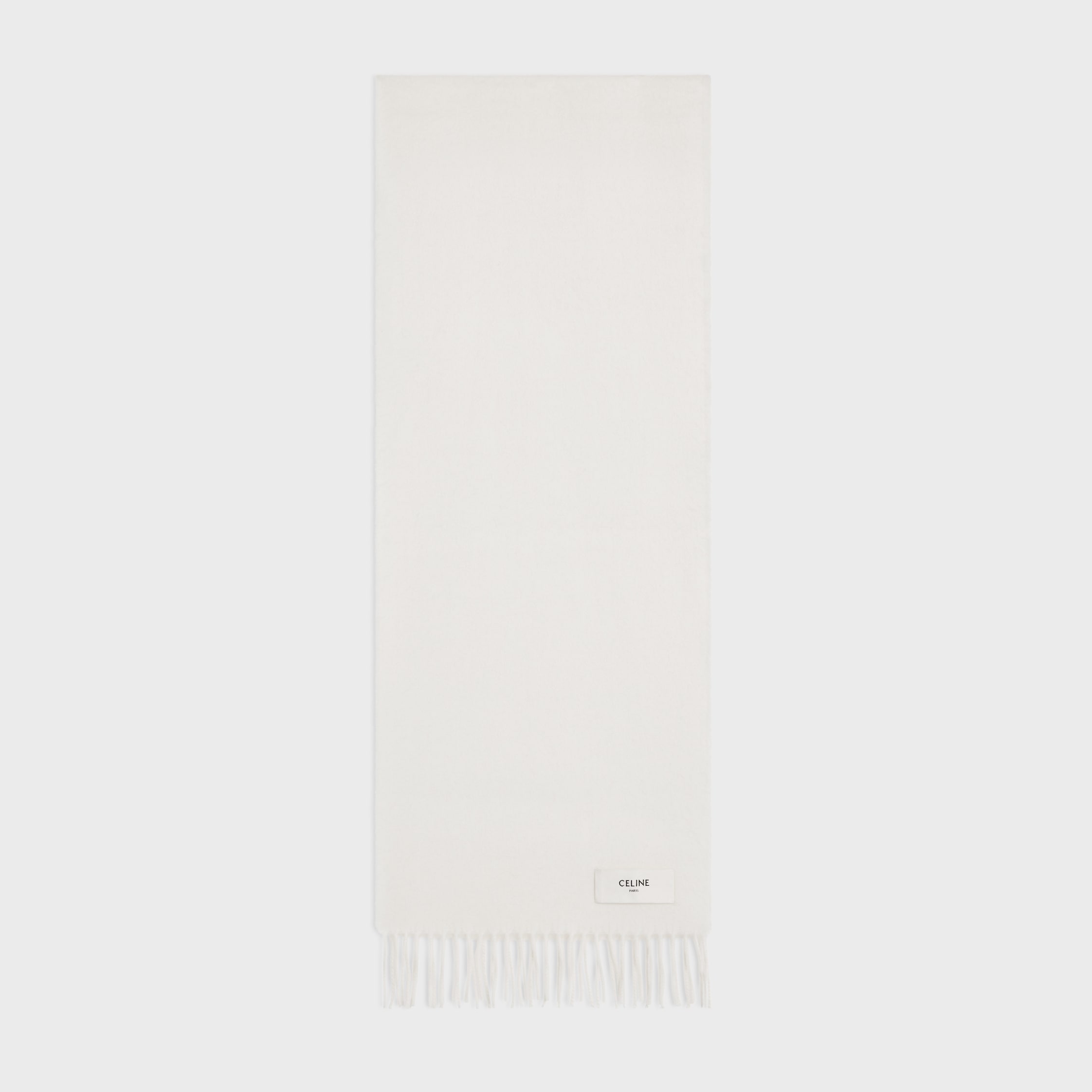 SCARF IN CASHMERE - WHITE | CELINE