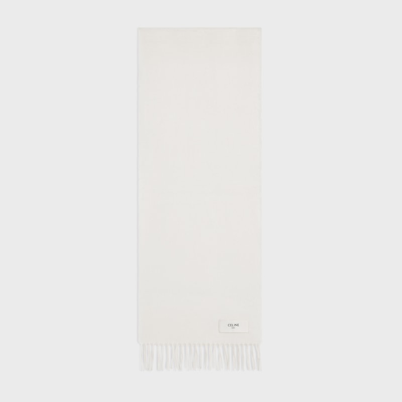scarf IN cashmere - WHITE -  - 1 | CELINE