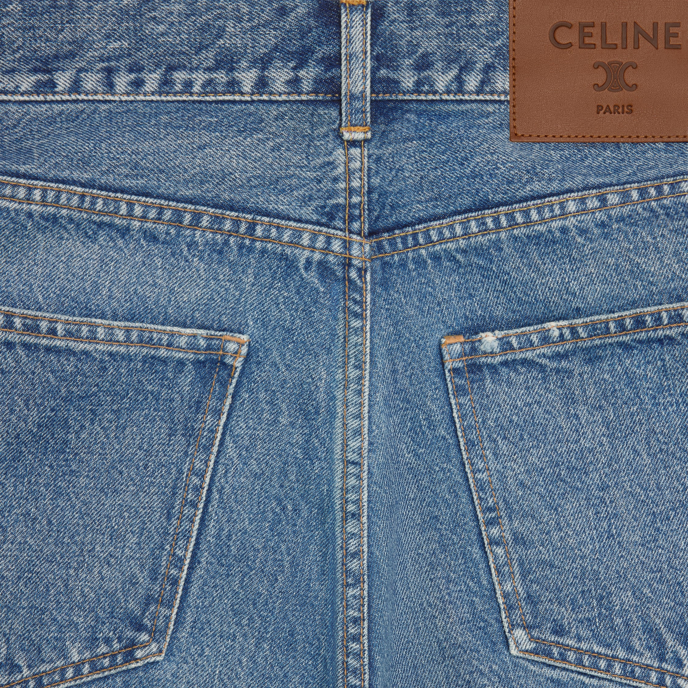 フレアジーンズ 001 / コットンデニム - ヴィヴィエンヌガラス | CELINE