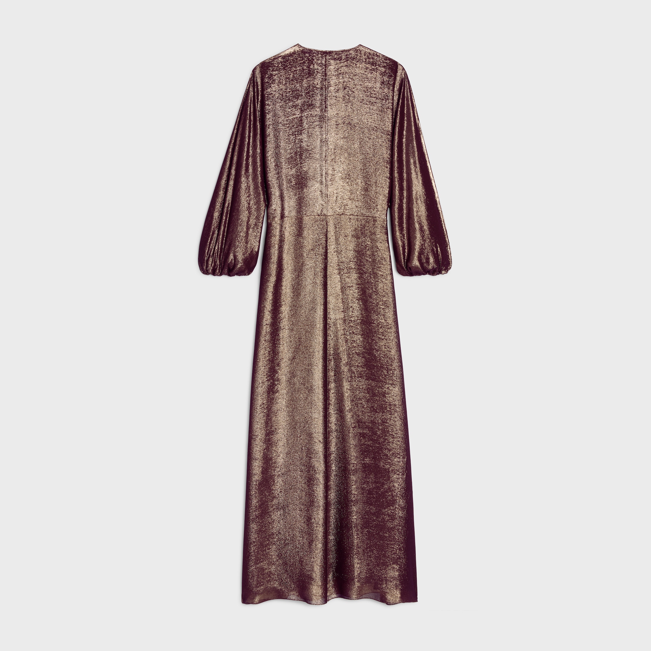 【CELINE】SHIRT DRESS IN SILK GEORGETTE RR09V0460-GAS2_2_FALL25_W.tif