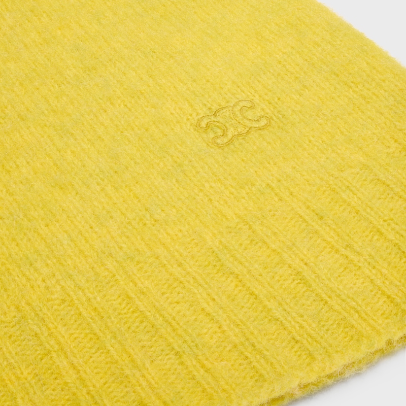 터틀넥 스웨터 - 셰틀랜드 울 - 옐로우 -  - 1 | CELINE