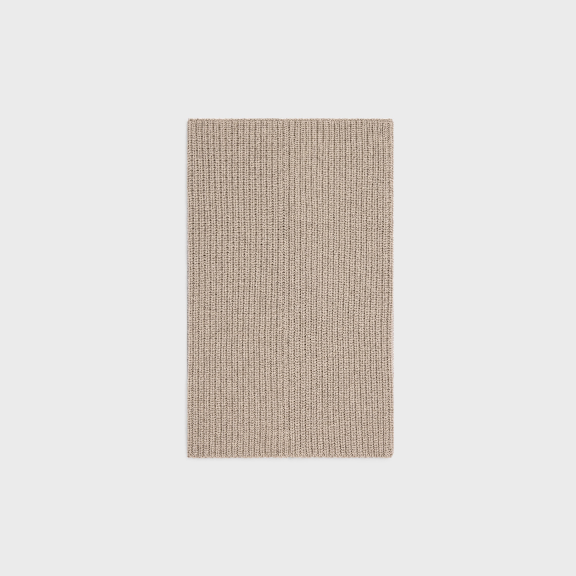 neckwarmer IN SEAMLESS CASHMERE - OATMEAL | CELINE