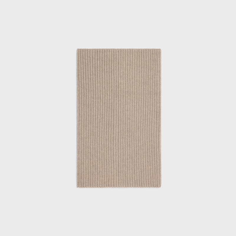 neckwarmer IN SEAMLESS CASHMERE - OATMEAL -  - 1 | CELINE