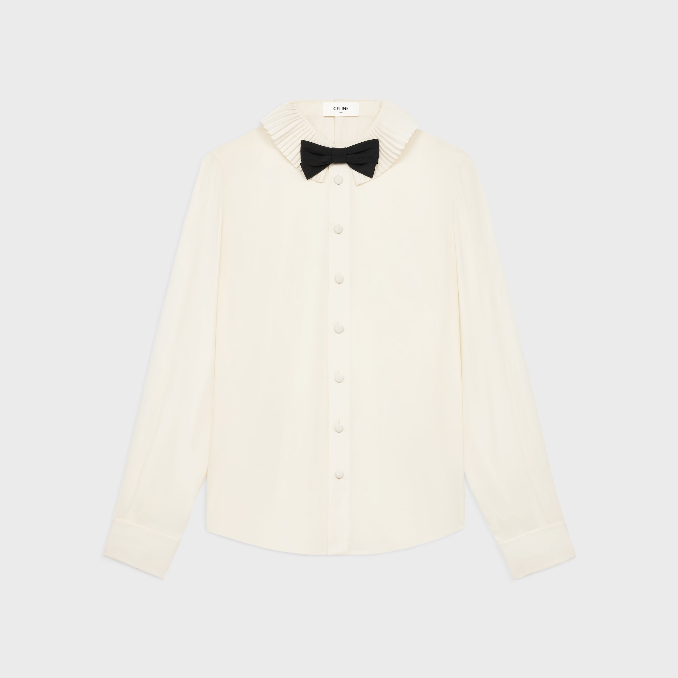 セリーヌ 2018fw ブラウス シャツ トップス ブラック セール 28%OFF】CELINE シャツ 2C58B091F インバーテッドカラー