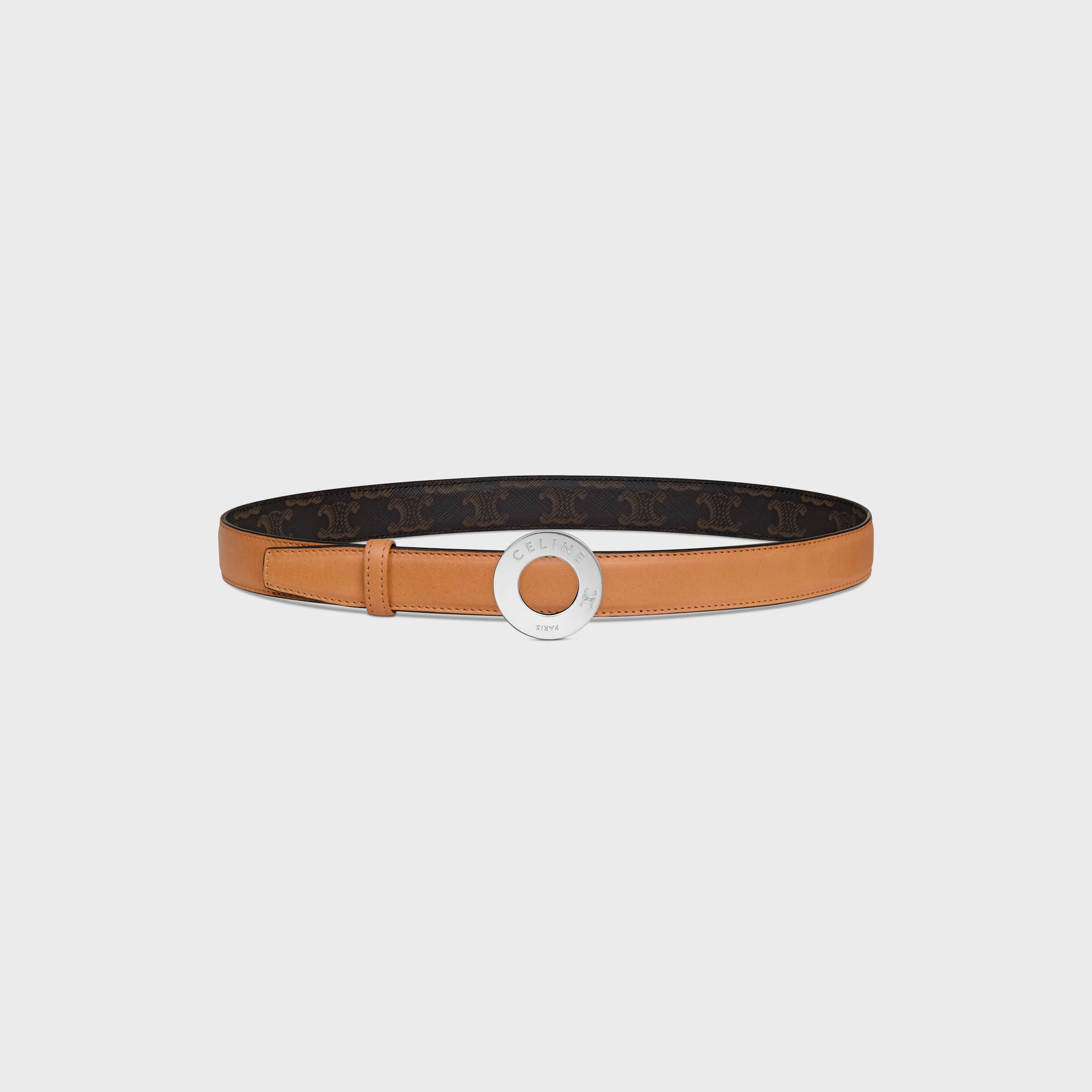 セリーヌ   ベルト　フィービー Women's Small Triomphe belt in leather | CELINE | 24S
