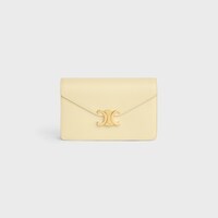 POCHETTE MIT KETTE MARGO aus glänzendem Kalbsleder - Sonnenlicht - BRIEFTASCHEN MIT KETTE - 1 | CELINE