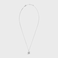 トリオンフ ラインストーン ネックレス / ロジウムフィニッシュ ブラス＆クリスタル - シルバー - GIFT FINDER - 1 | CELINE