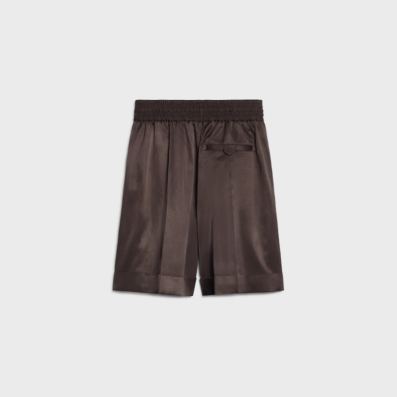 shorts IN viscose satin - NOYER -  - 1 | CELINE