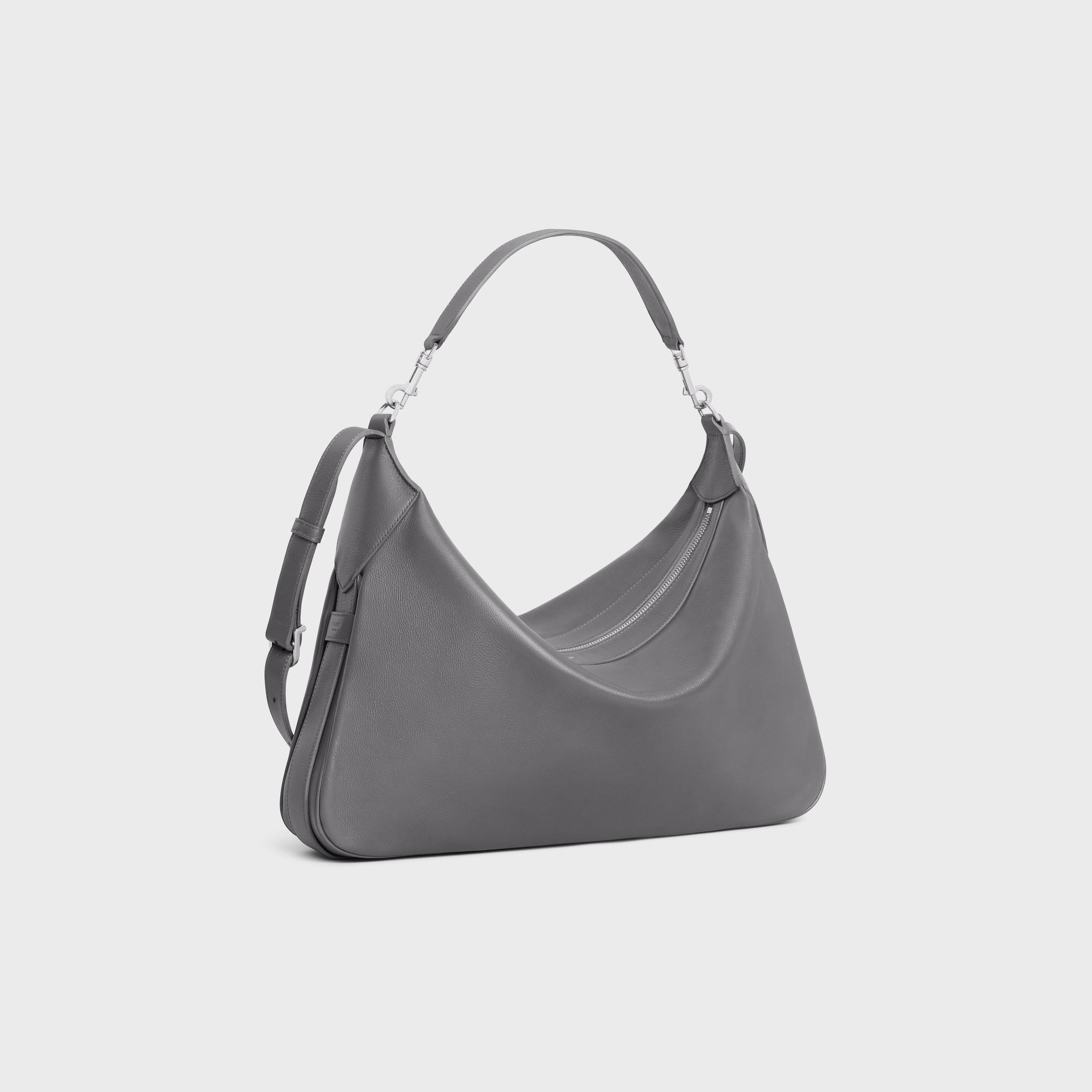 最終お値下CELINE セリーヌ ロゴ ストラップ クロスバック タンクグレー 中古・古着通販】CELINE (セリーヌ) ジャガード ロングストラップ