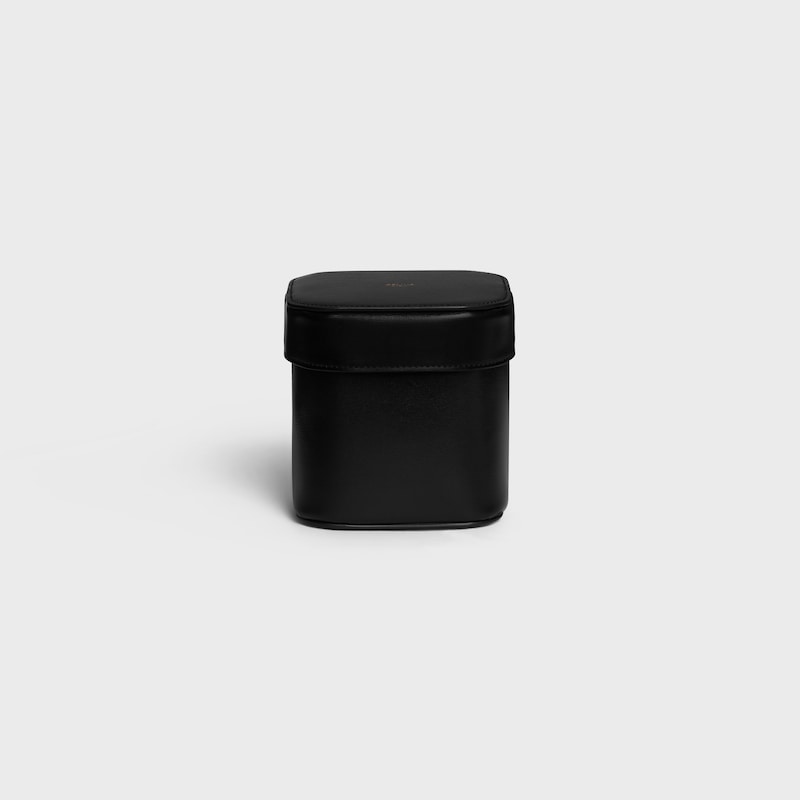 Small Box in Shiny Calfskin - BLACK - HOME - 1 | CELINE