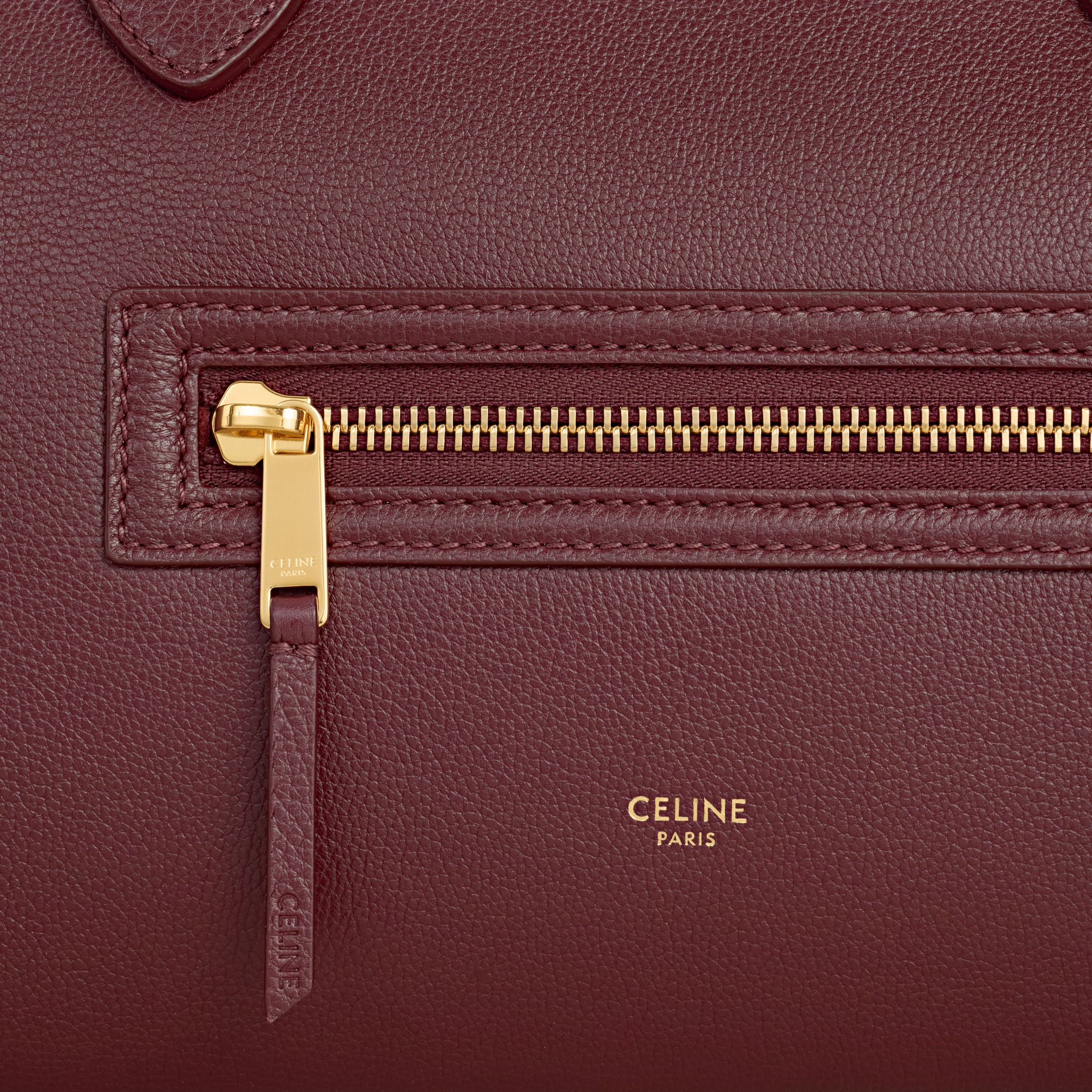 LUGGAGE IN GRAINED CALFSKIN - SYRAH | CELINE