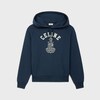 Celine船錨棉質抓絨70年代風格連帽衫 - 海軍藍 / 奶白色 -  - 1 | CELINE