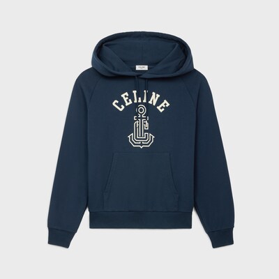 CELINE 앵커 70's 후디 - 코튼 플리스 - 네이비/크림 -  - tileIndex | CELINE