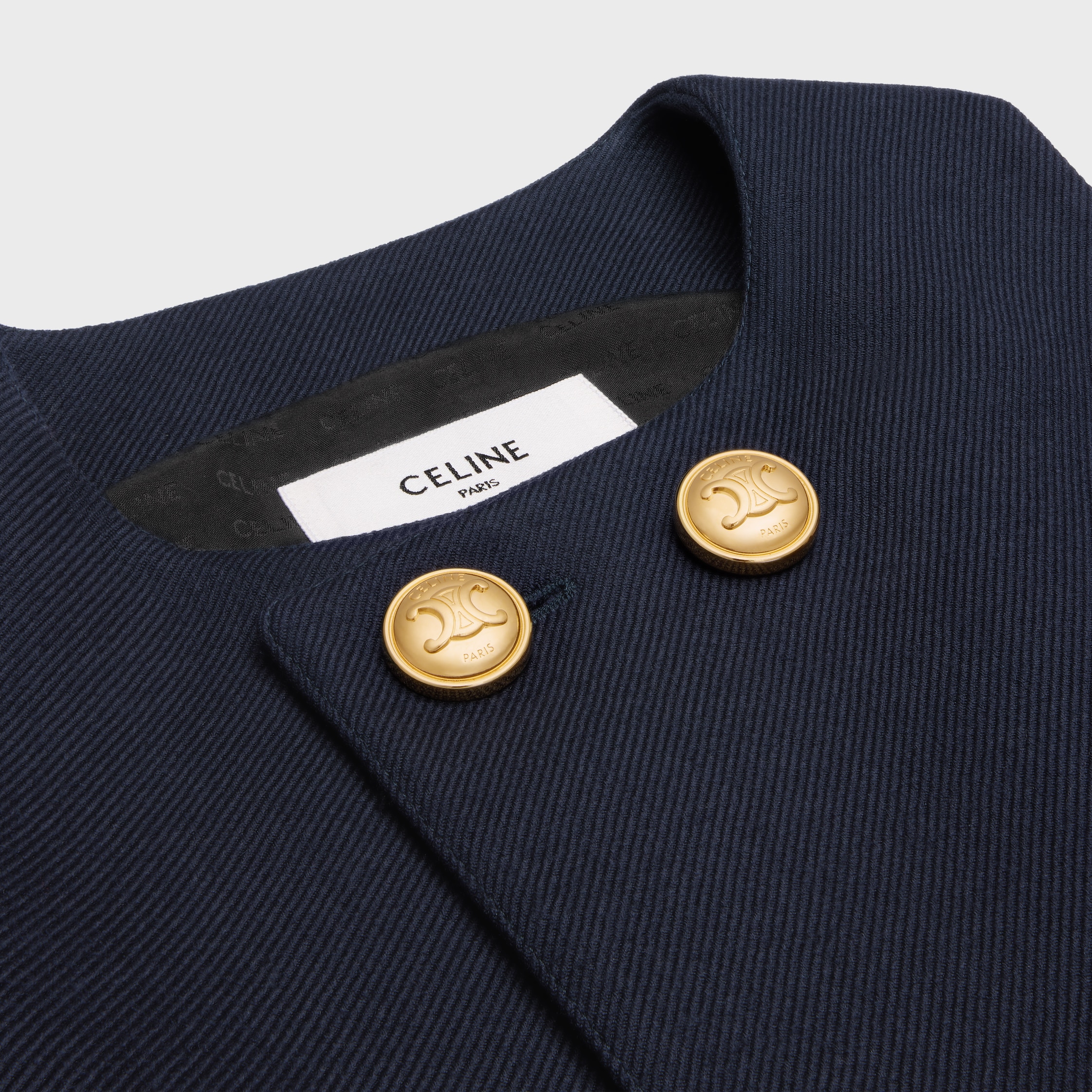 CROPPED SHIRT IN UNION OCEAN WASH DENIM - UNION OCEAN WASH