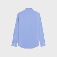 CLASSIC SHIRT IN cotton poplin - BLEU -  - 2 | CELINE