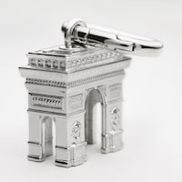 CELINE CHARMS ARC DE TRIOMPHE IN BRASS WITH RHODIUM FINISH - SILVER - CELINE CHARMS - 2 | CELINE
