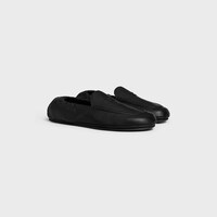 CELINE ADAM LOAFER WITH TRIOMPHE IN GOATSKIN - BLACK -  - 2 | CELINE