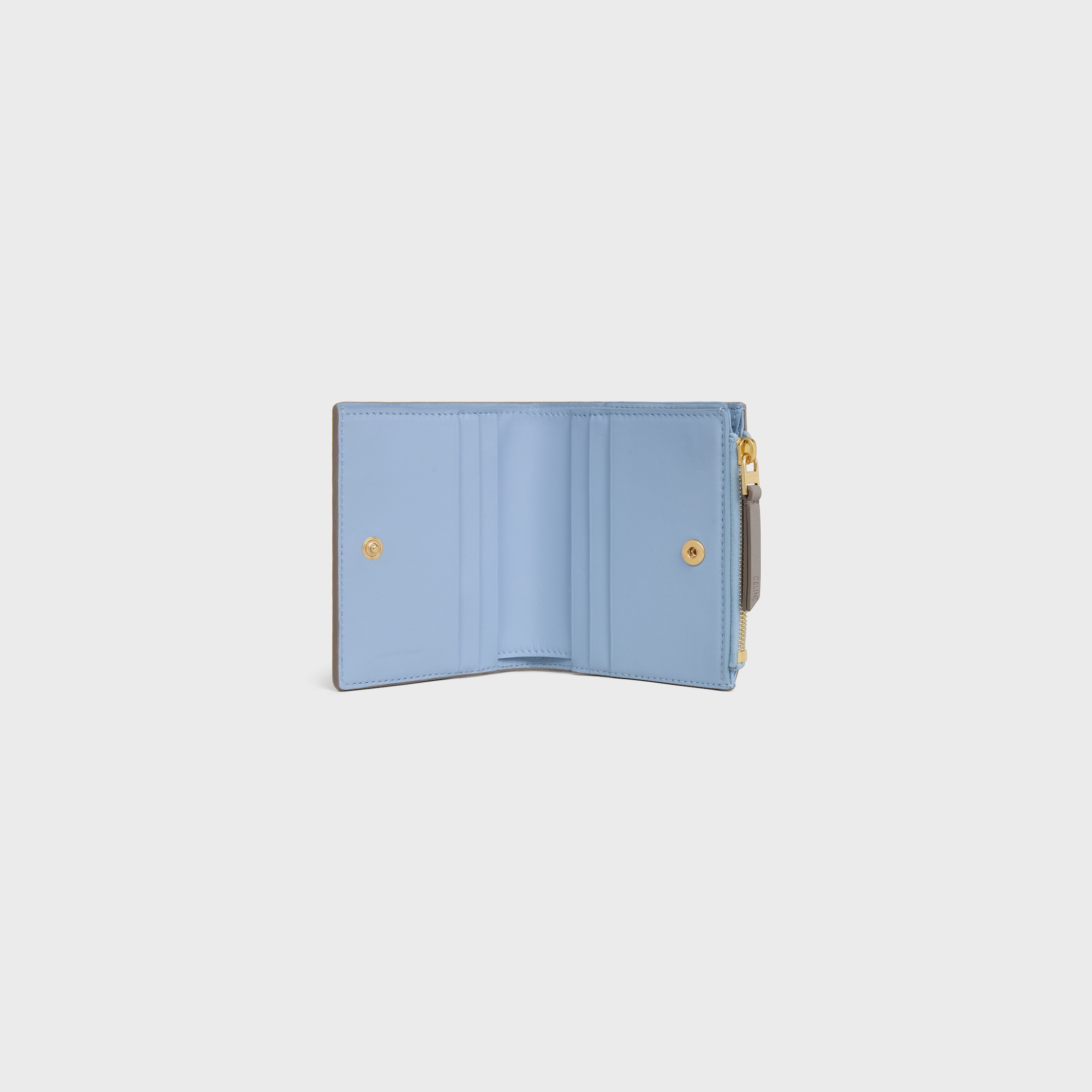 コンパクトウォレット トリオンフ スタンプ / サプル グレインドカーフ