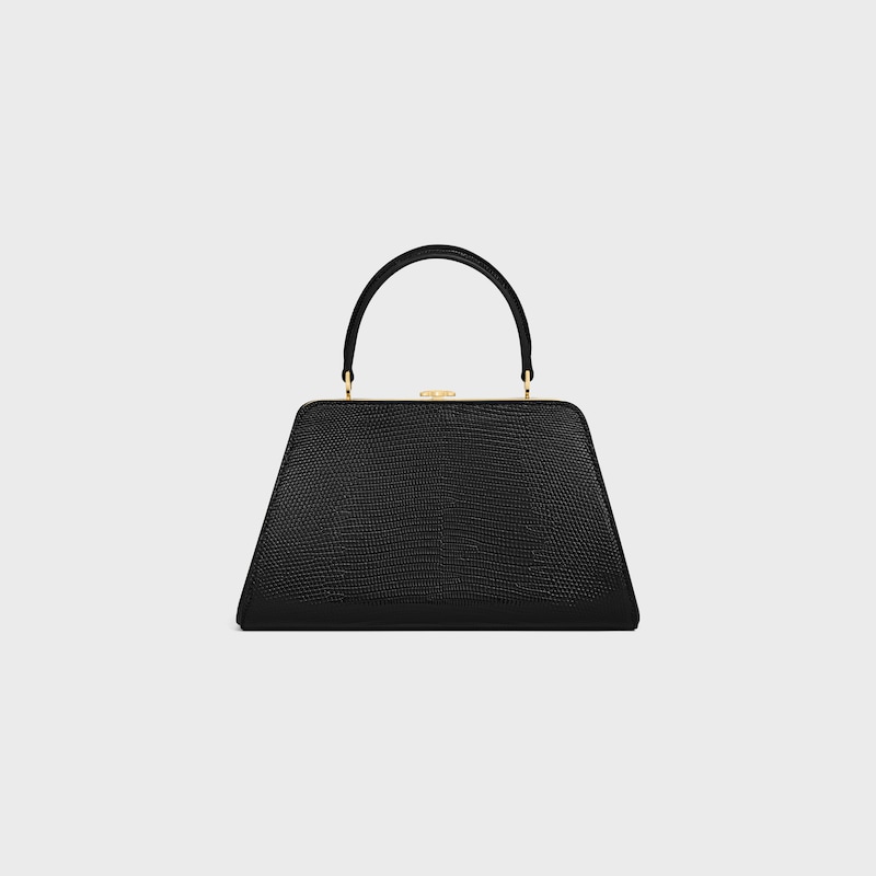 MINI CELINE ANTOINETTE IN Lizard - BLACK - MORE LINES - 1 | CELINE