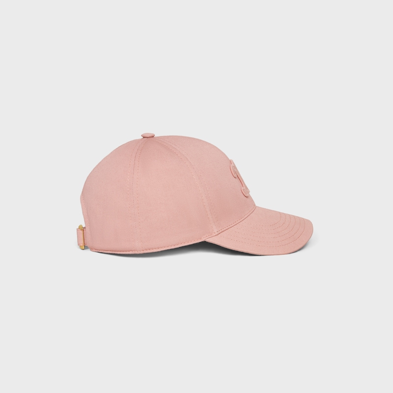 triomphe baseball cap IN cotton gabardine - QUARTZ -  - 1 | CELINE