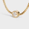 Celine Sentimental Brillant Bracelet in Yellow Gold and Diamond - Yellow Gold and White -  - 2 | CELINE