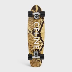 MINI CRUISER in Wood with Python and Celine print - BEIGE / BLACK | CELINE