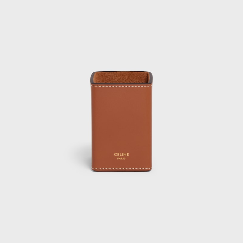 小牛皮香水容器，100毫升 - 棕黃色 - 入門甄選 - 1 | CELINE