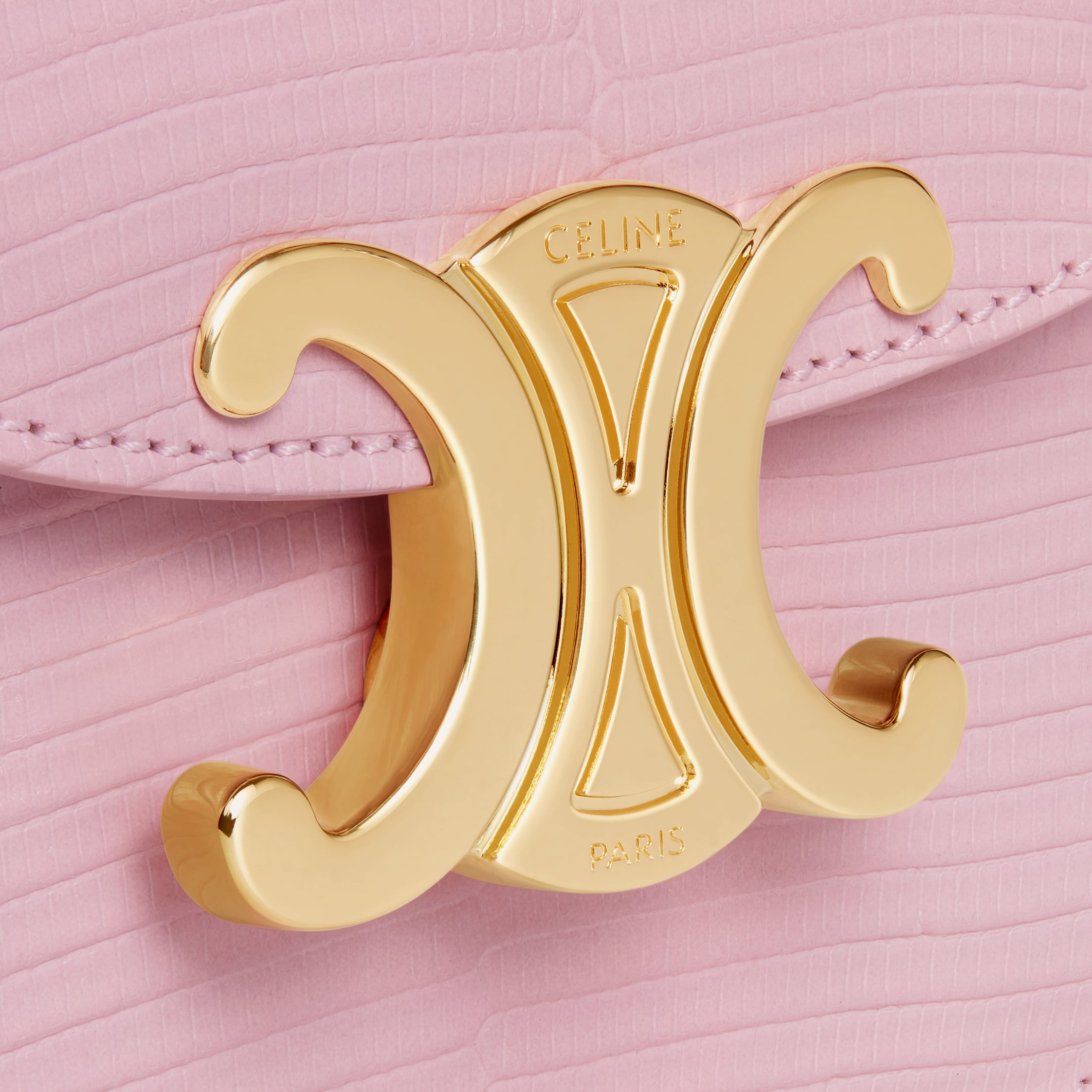 MINI BESACE CLEA in LIZARD - LIGHT PINK | CELINE