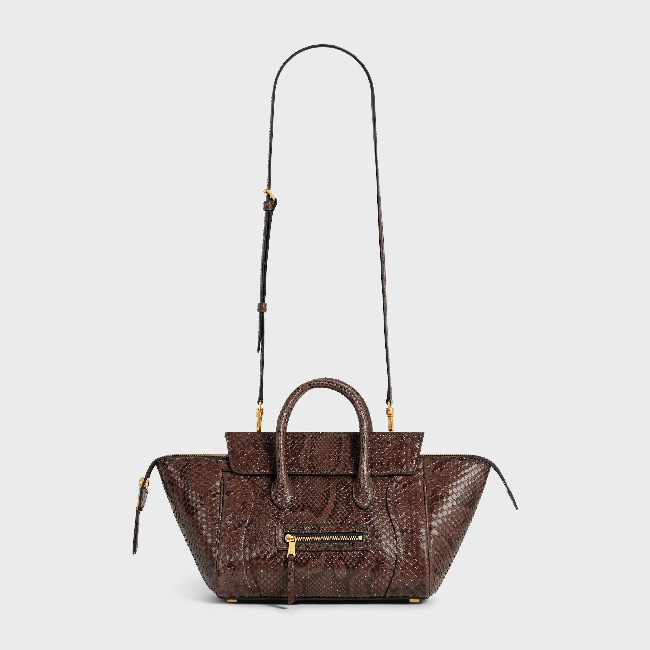 LITTLE LUGGAGE IN PYTHON - HICKORY | CELINE