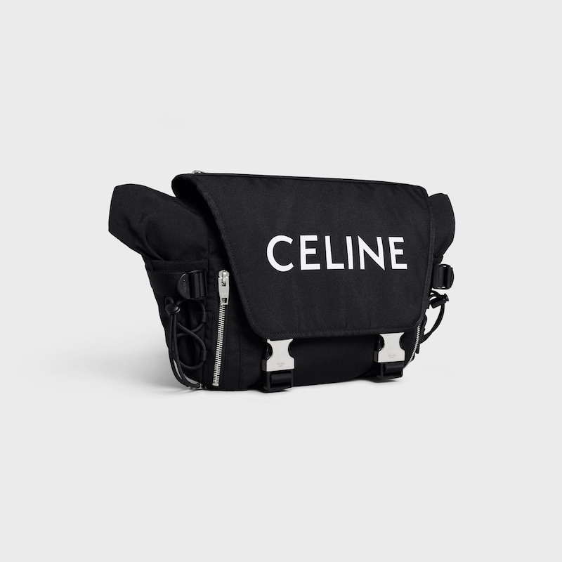 SAC MESSENGER TREKKING MOYEN MOD&Egrave;LE en nylon avec imprim&eacute; celine - NOIR - GIFT FINDER - 1 | CELINE