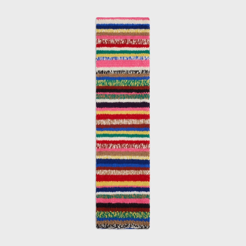 scarf IN MOULINE ALPACA AND WOOL - MULTICOLOR -  - 1 | CELINE