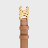 Medium 25MM Triomphe Belt IN Taurillon Leather - BRONZE -  - 1 | CELINE