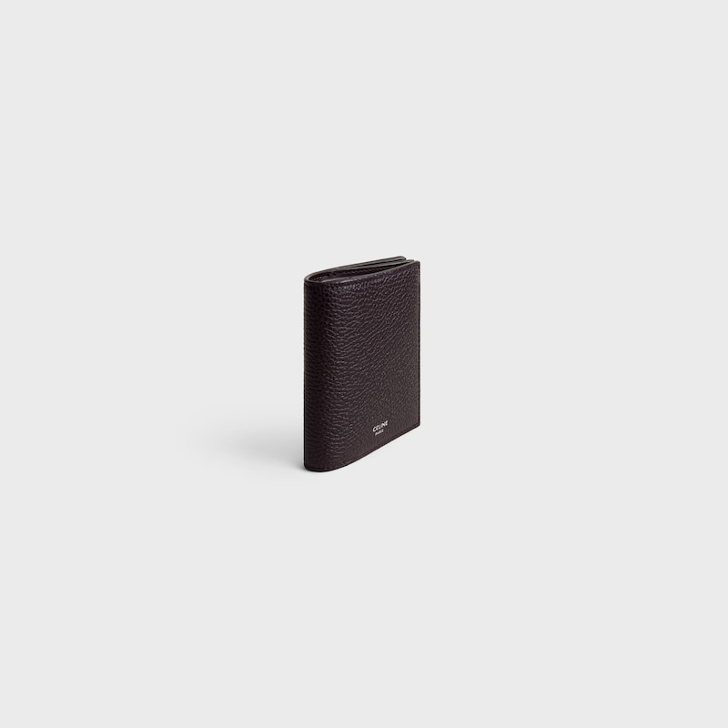 Portefeuille compact EN VEAU GRAIN&Eacute; - ESPRESSO - NOUVEAUT&Eacute;S - 1 | CELINE