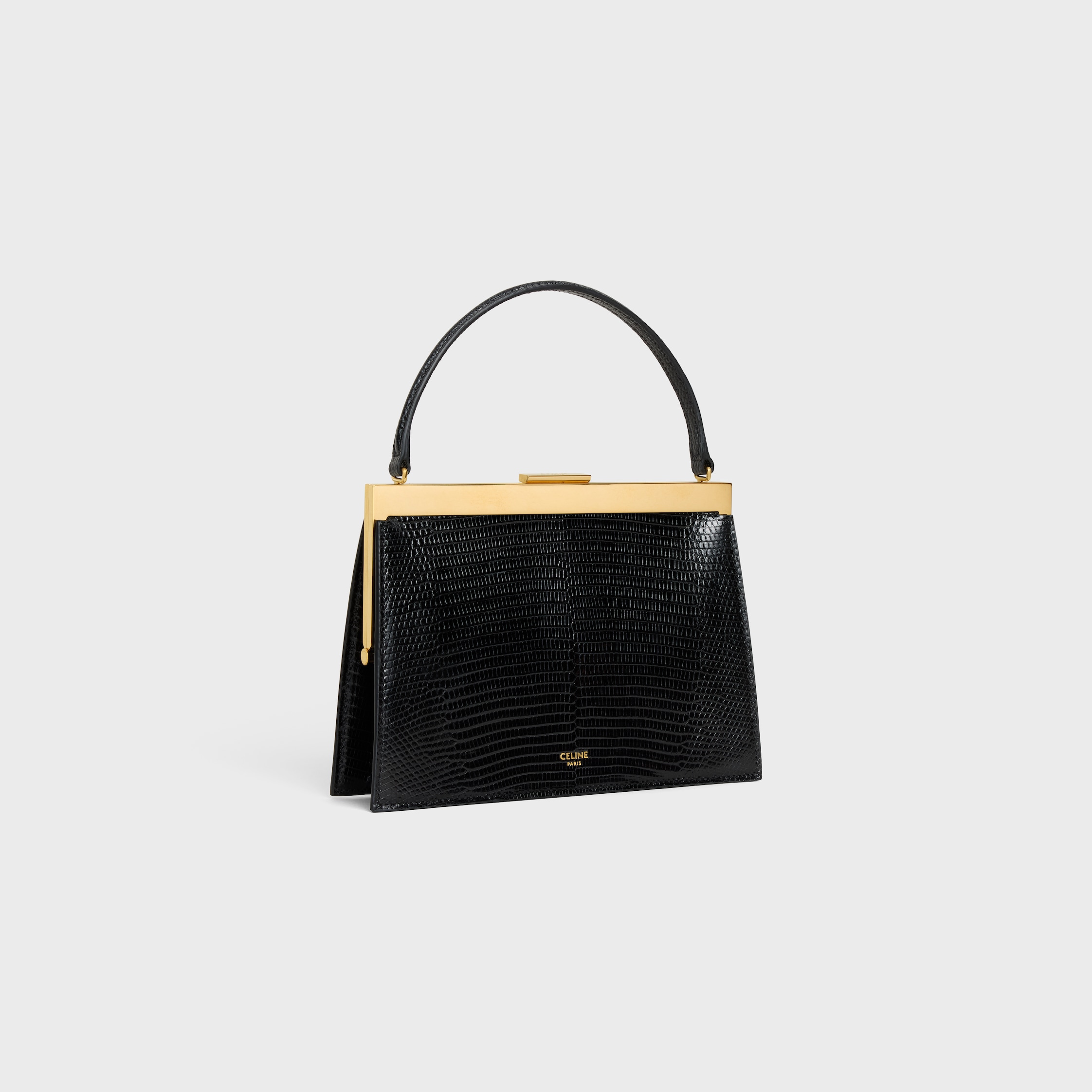 Small Celine Augustine IN Lizard - BLACK | CELINE
