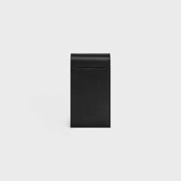 TRIOMPHE PHONE POUCH in Shiny calfskin - BLACK - TRIOMPHE - 1 | CELINE