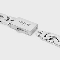 Celine Mesh Necklace in Sterling Silver with Rhodium finish - SILVER -  - 2 | CELINE
