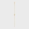 Maillon Triomphe Bracelet in Yellow Gold and Diamonds - Yellow Gold & White -  - 4 | CELINE